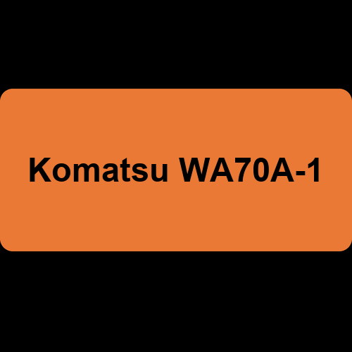 Komatsu WA70A-1
